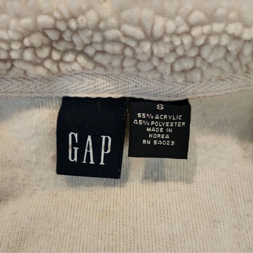 GAP Light Pink Fleece Vest Kids Small Zip Front Sleeveless Collared No Pockets